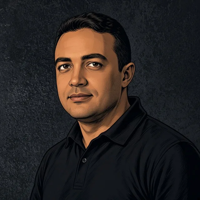Illustrated portrait of Cicero A. dos Santos